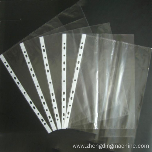 Office Use 11 Holes Sheet Protectors Making Machine